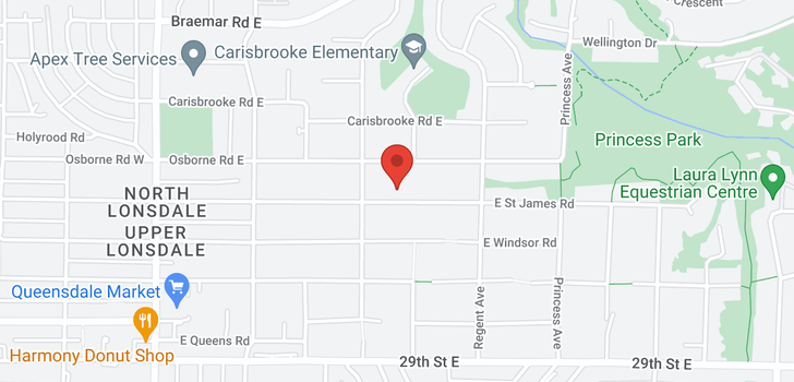 map of 460 E ST. JAMES ROAD